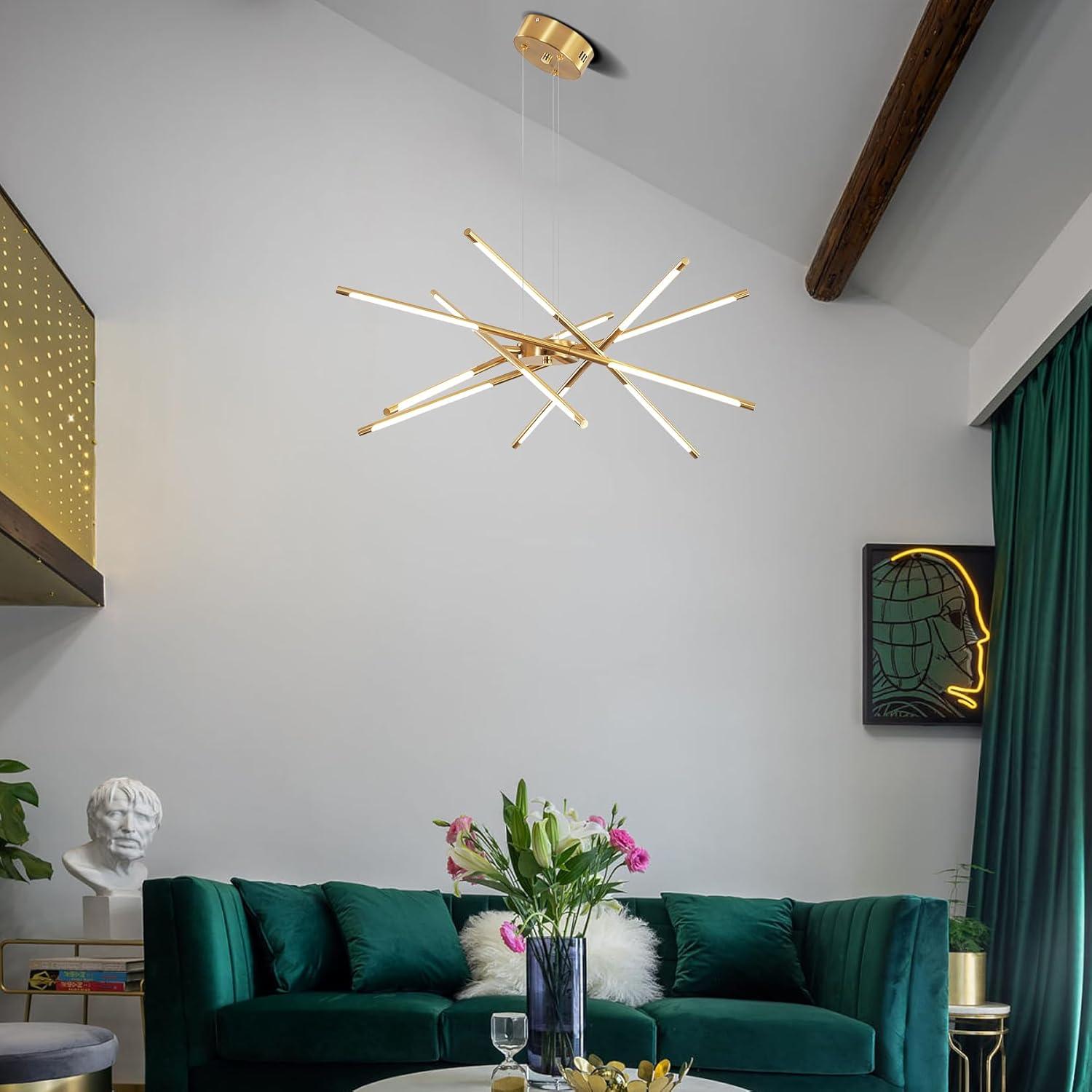 Mahonia 12 - Light Linear Chandelier