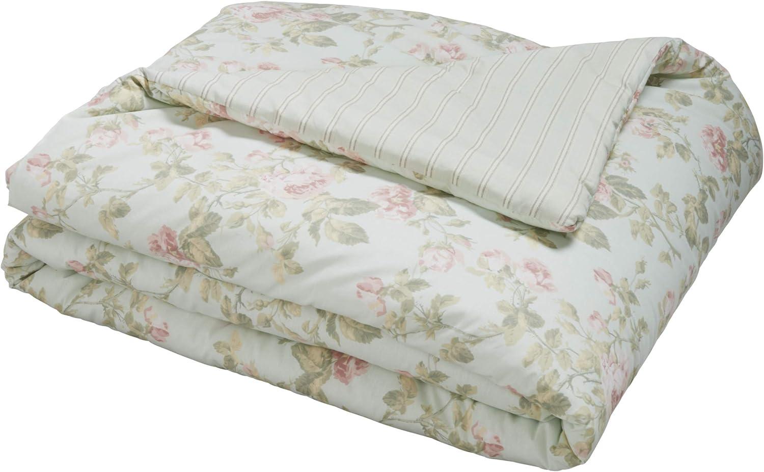 King Pink Cotton Reversible Comforter Set with Shams