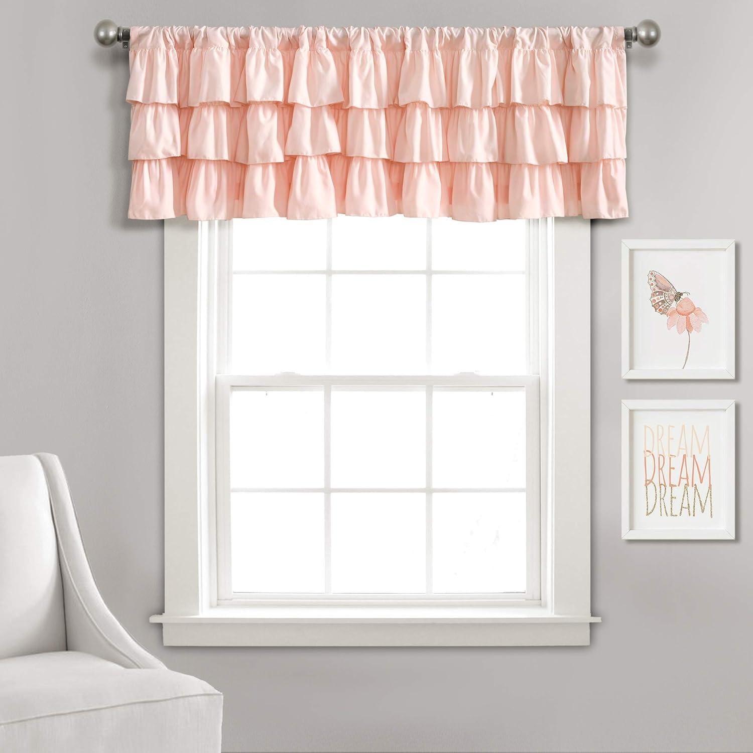 Lush Decor Belle Ruffled 84'' W Window Valance