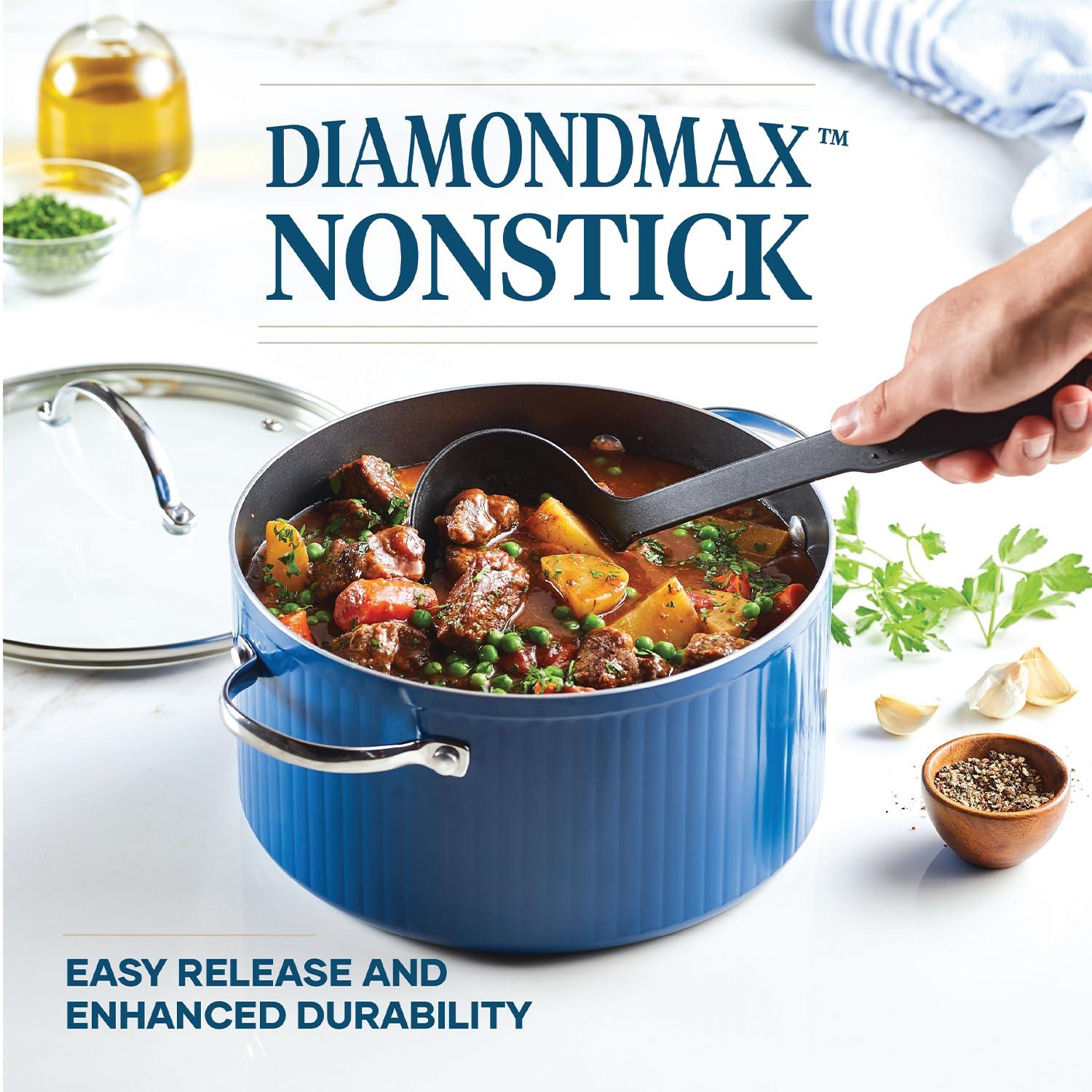 Farberware Farberware Style Nonstick Cookware Pots And Pans Set, Includes Kitchen Cooking Utensils, 10 Piece