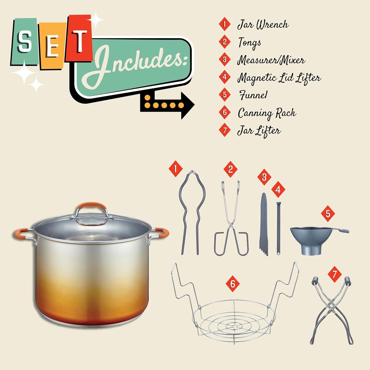 Concord Cookware Concord Cookware 20 Quarts Non-Stick Stainless Steel Stock Pot