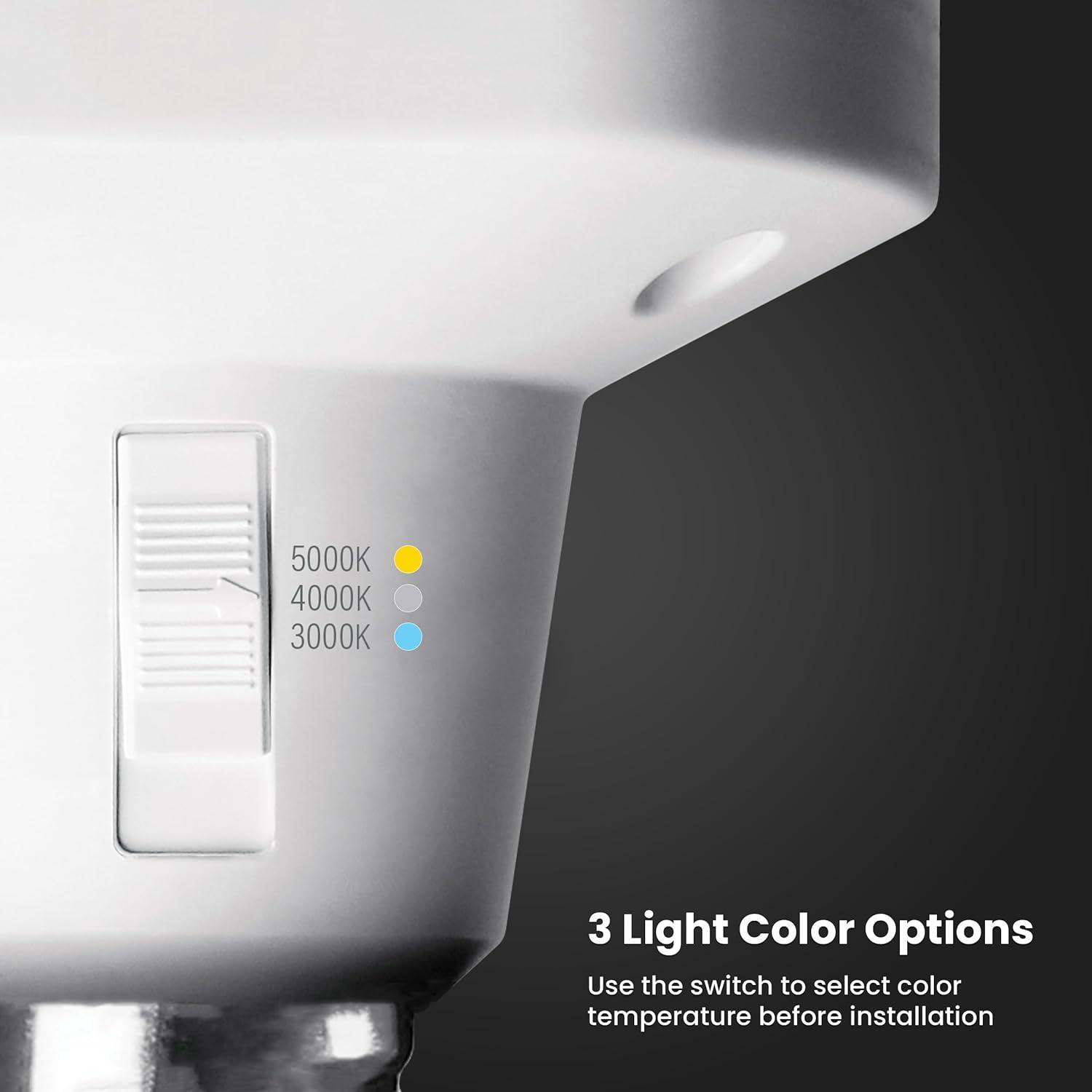 Feit Electric Wide Surface E26 (Medium) LED Garage Bulb Bright White 300 Watt Equivalence 1 pk