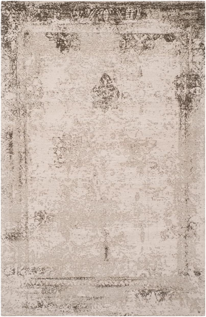 Classic Vintage CLV125 Power Loomed Area Rug - Anthracite - 4'x6' - Safavieh.