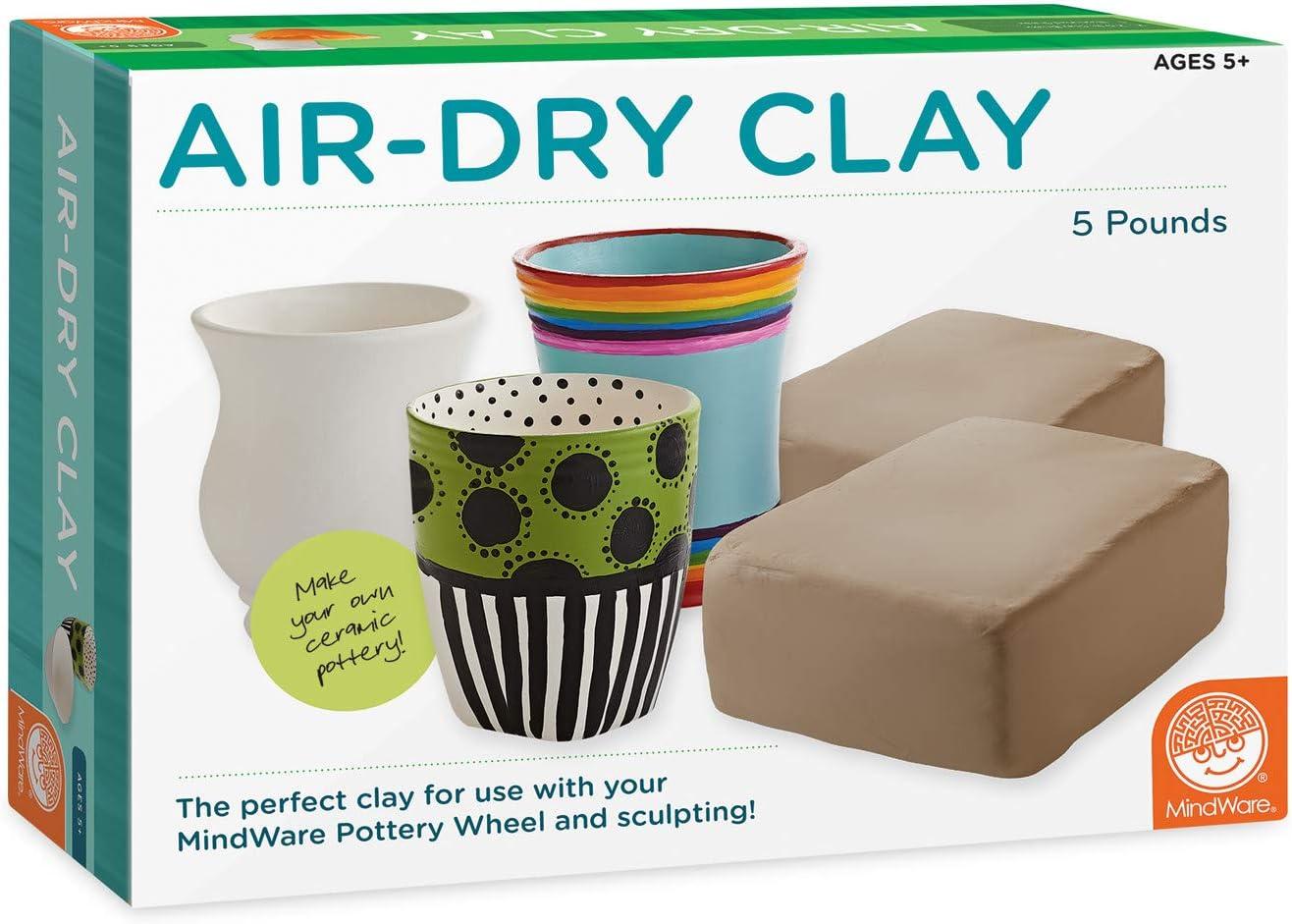 5 Pound Air-Dry Ceramic Clay Refill for Kids