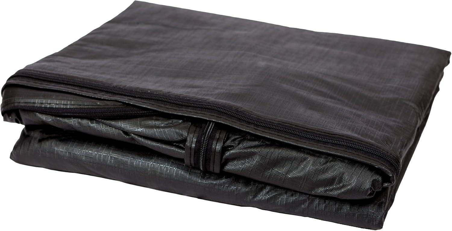 Fire Sense Fire Sense Outdoor Vinyl Head Cover LPG Patio Heaters Heavy Duty 10 Gauge Felt Lined with 32" Reflectors-Black