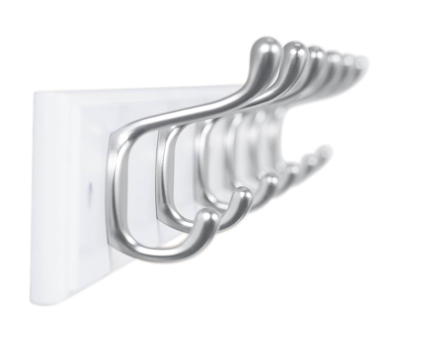 Wall 6 - Hook Wall Mounted Coat Rack