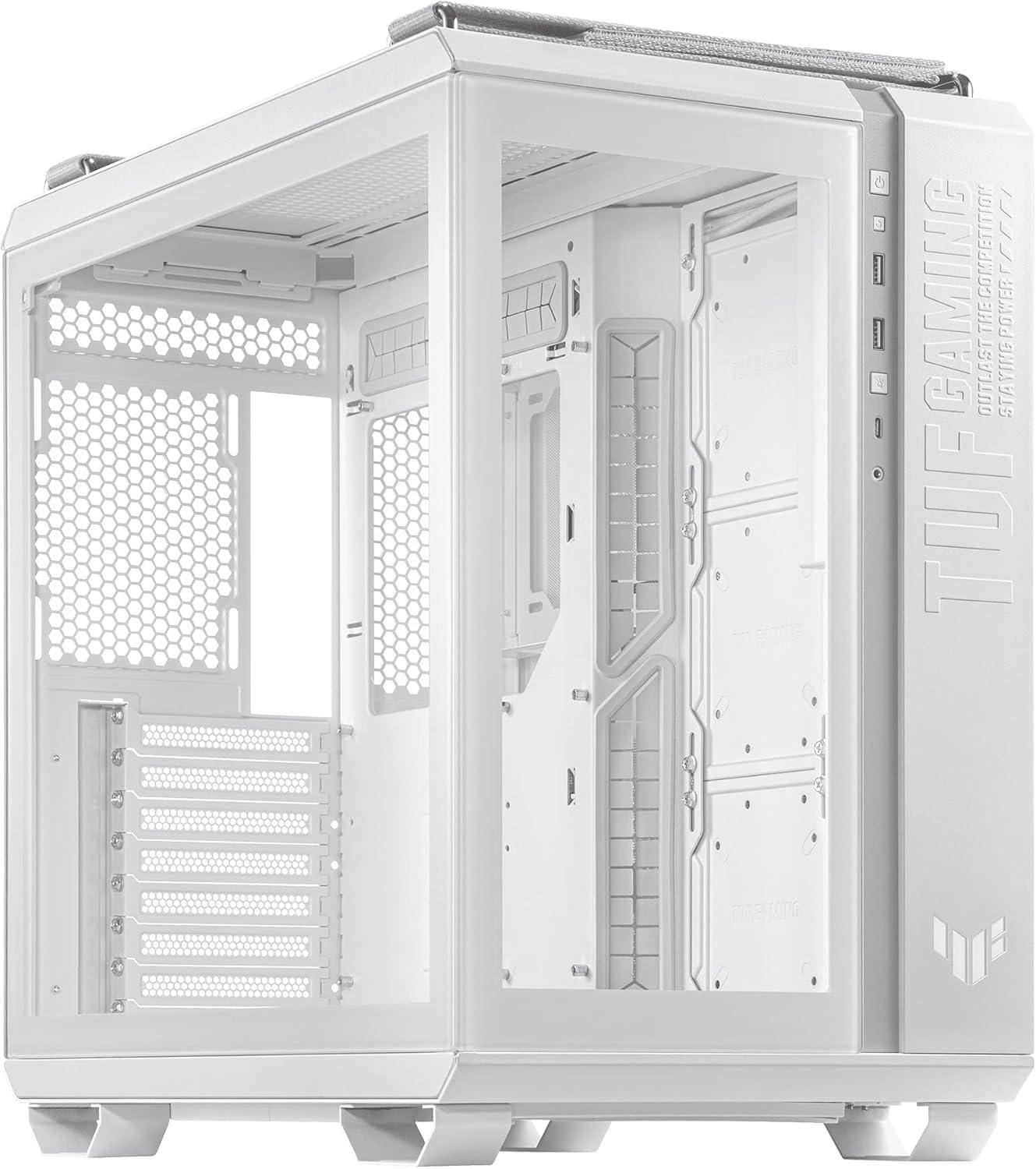 ASUS TUF Gaming GT502 White ATX Mid-Tower Case with RGB