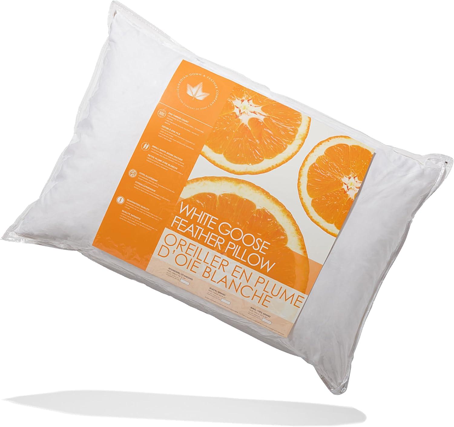 White Goose Feather Pillow