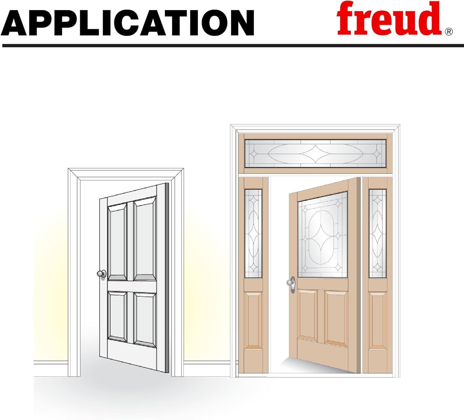 Freud 3-Piece Adjustable Cabinet Door Router Bit Set