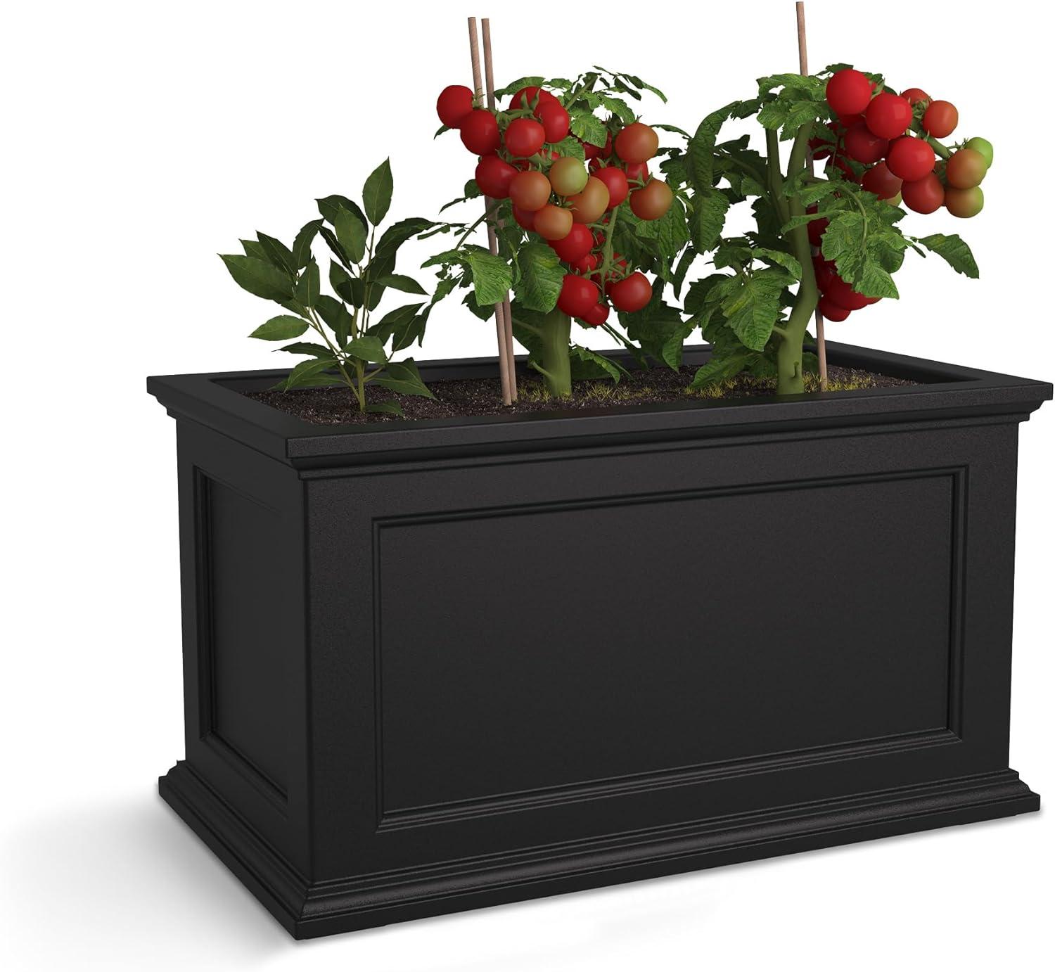 Anastasiya 20"x36" Resin Planter with Water Reservoir