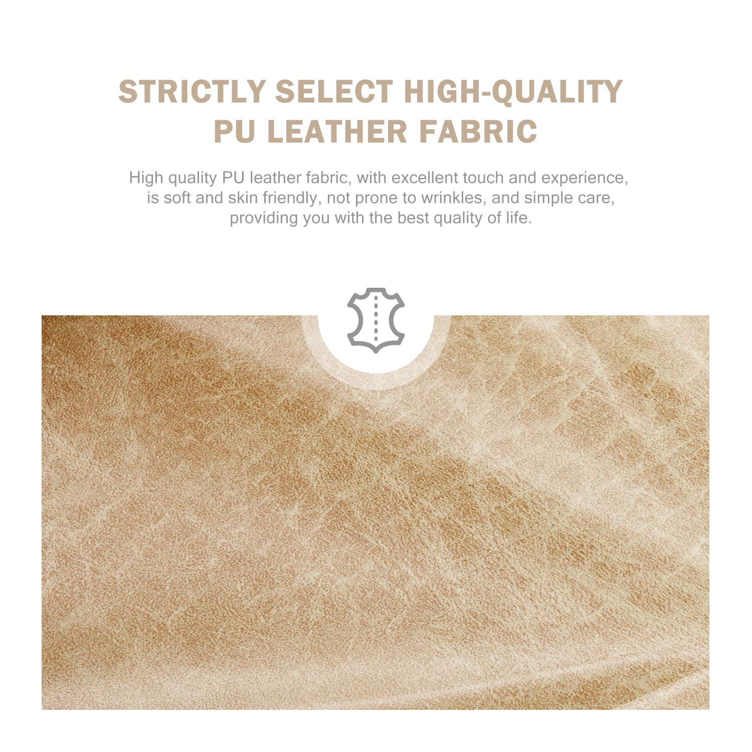 BELLEZE Upholstered Dining Chairs Set of 2, Velvet Luxury Dining Room Chairs with Button Back, Nailhead Trim, Pull-ring, Solid Wood Legs for Kitchen, Living Room, Restaurant - Chandler (Beige)