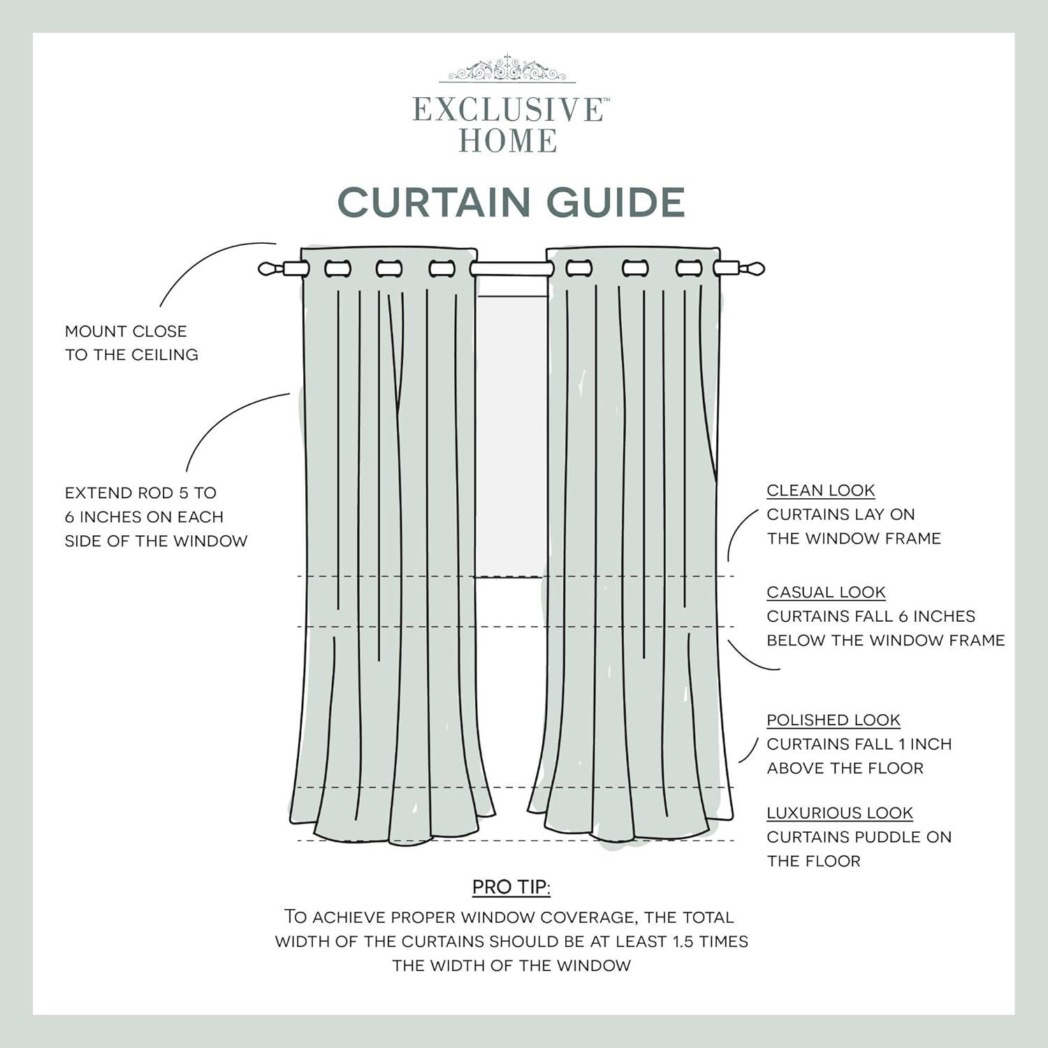 Set of 2 96"x54" Chateau Striped Faux Silk Grommet Top Curtain Panel Burgundy/Taupe - Exclusive Home: Modern Window Drapes