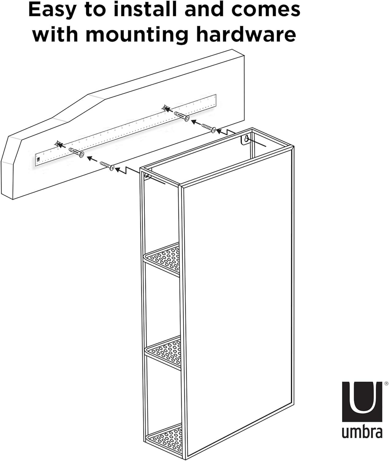 Cubiko Storage Wall Mirror