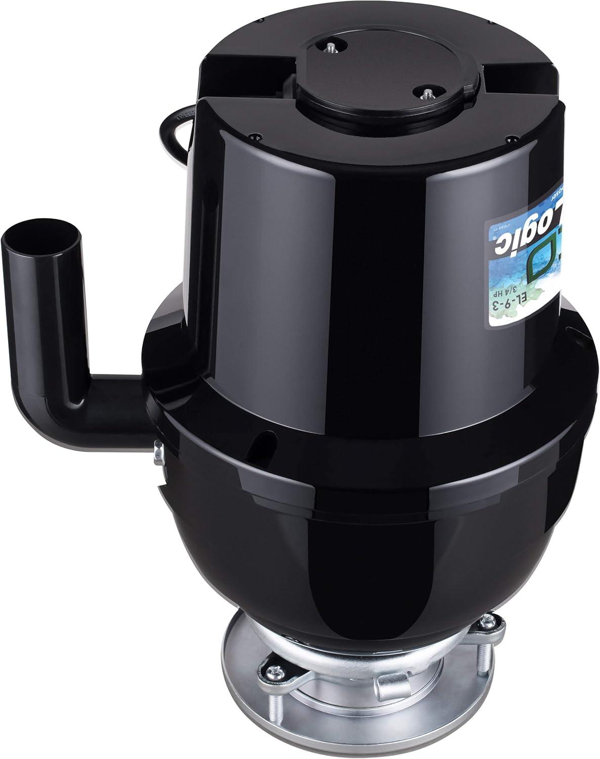 Eco Logic 3/4 HP Garbage Disposal with Attached Power Cord 10-US-EL-9-3B