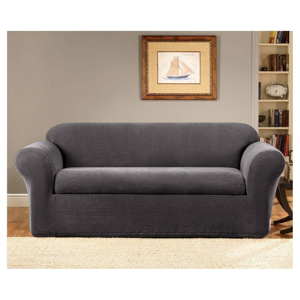 Sure Fit Box Cushion Sofa Slipcover
