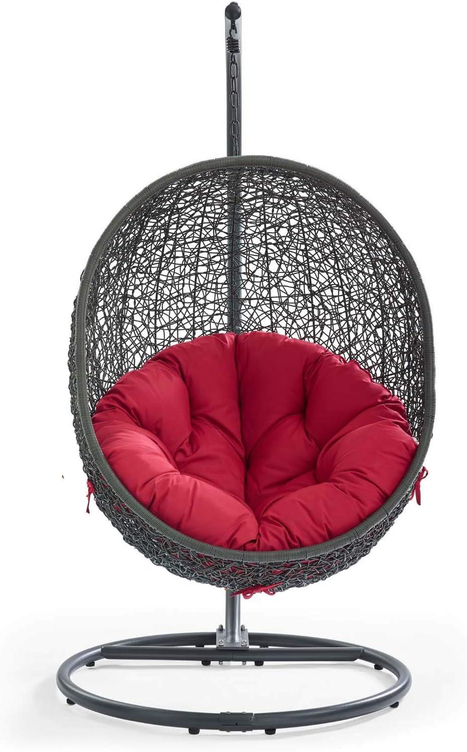 Modway Hide Outdoor Patio Swing Chair With Stand