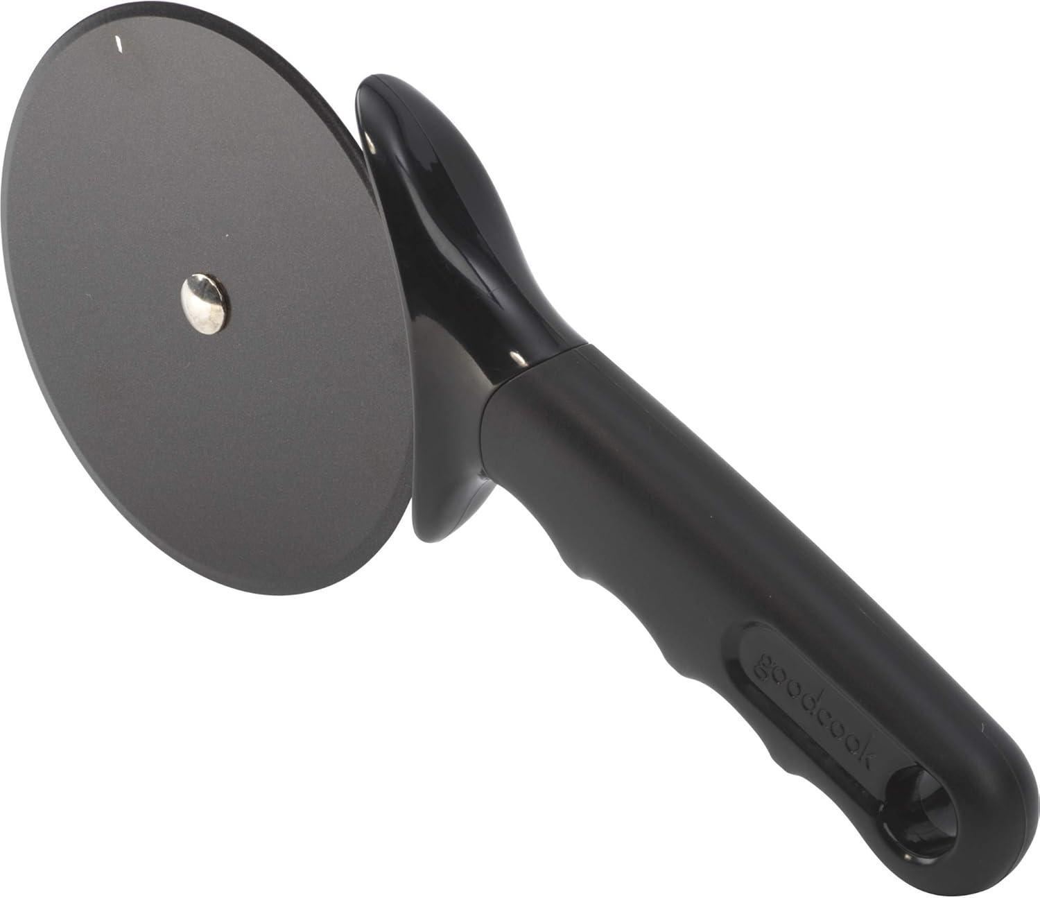 GoodCook Jumbo Nonstick Stainless Steel Pizza Cutter with Black Handle