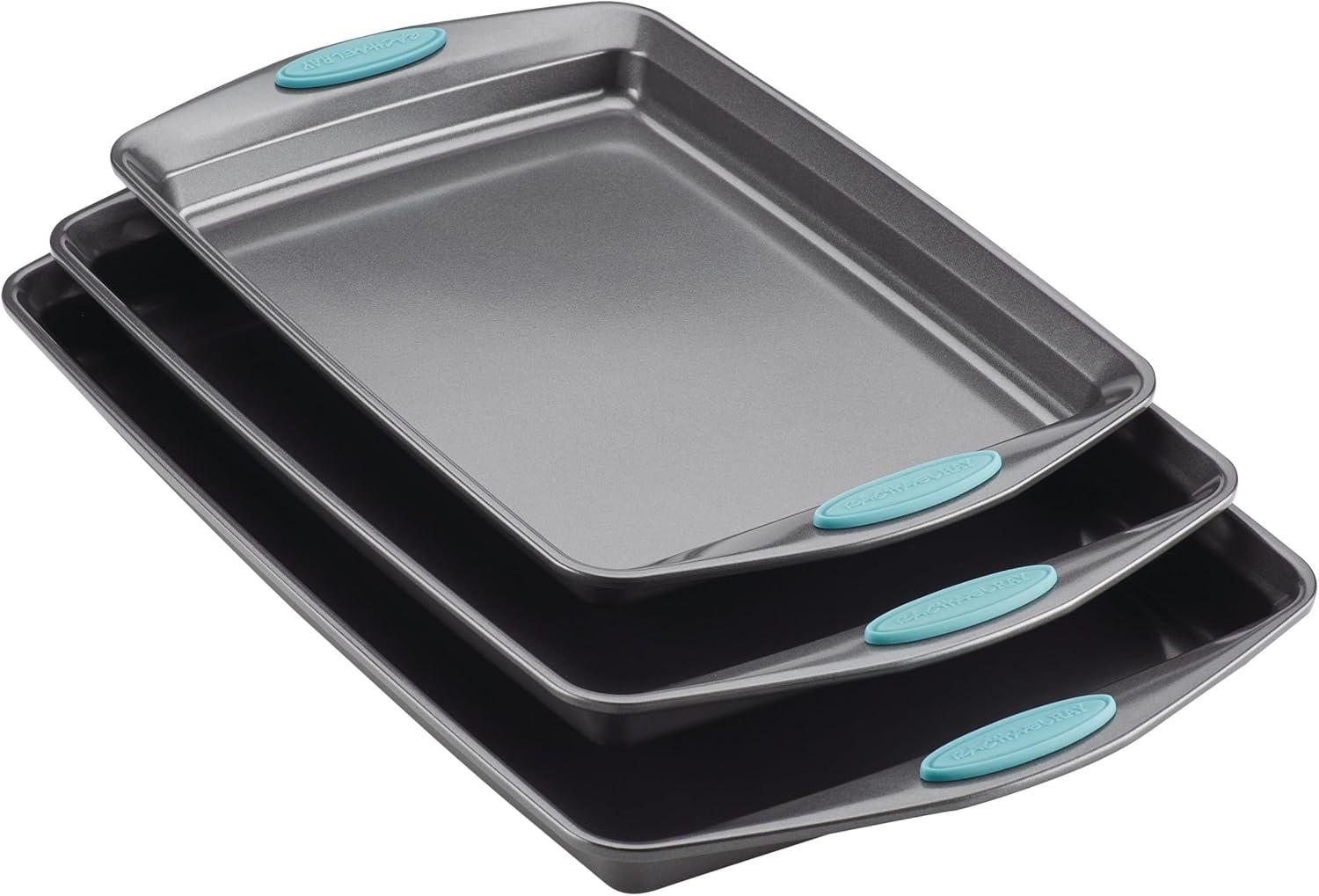 Rachael Ray Rachael Ray Nonstick Bakeware Cookie Pans / Baking Pans Set, 3 Piece