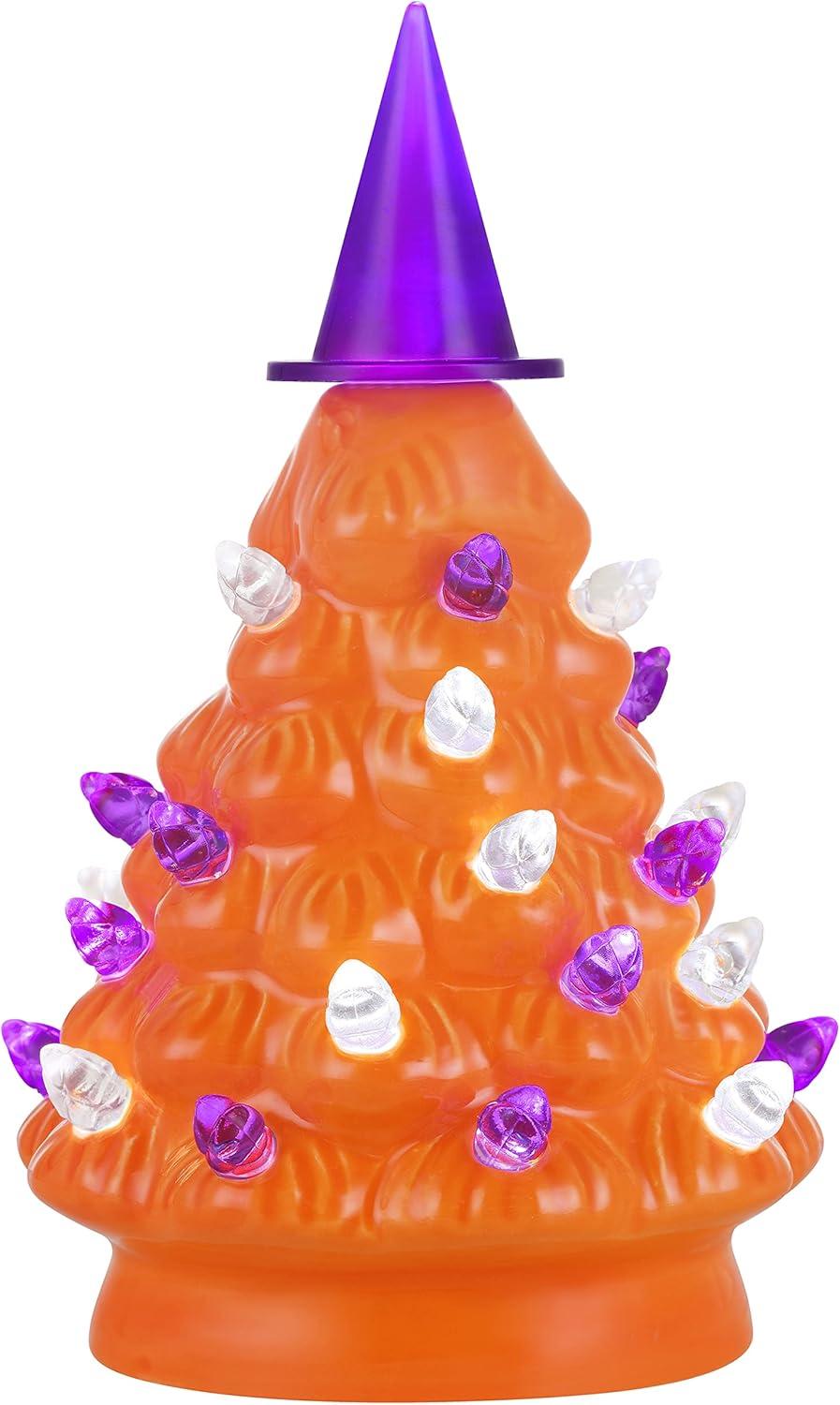 Mr. Halloween Mini Halloween Trees - Orange