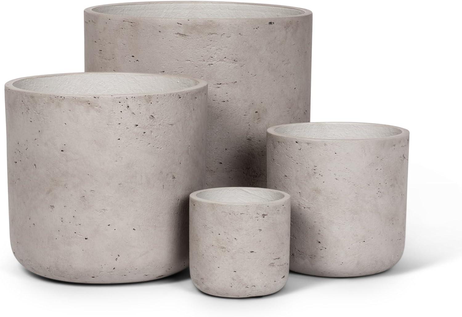 Abbott Collection Cement Classic Planter, Grey (Small)