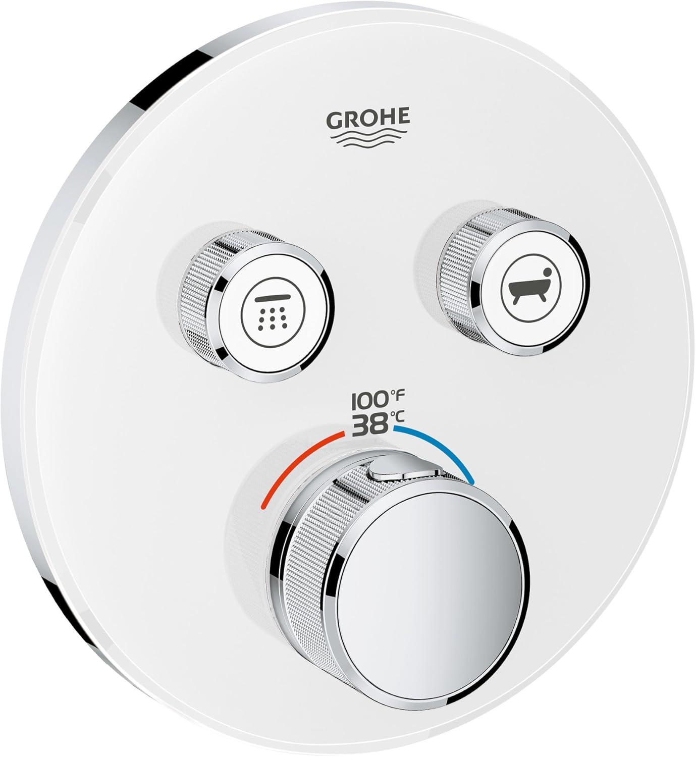 GROHE Grohtherm SmartControl Dual-Function Shower Thermostatic Valve Trim