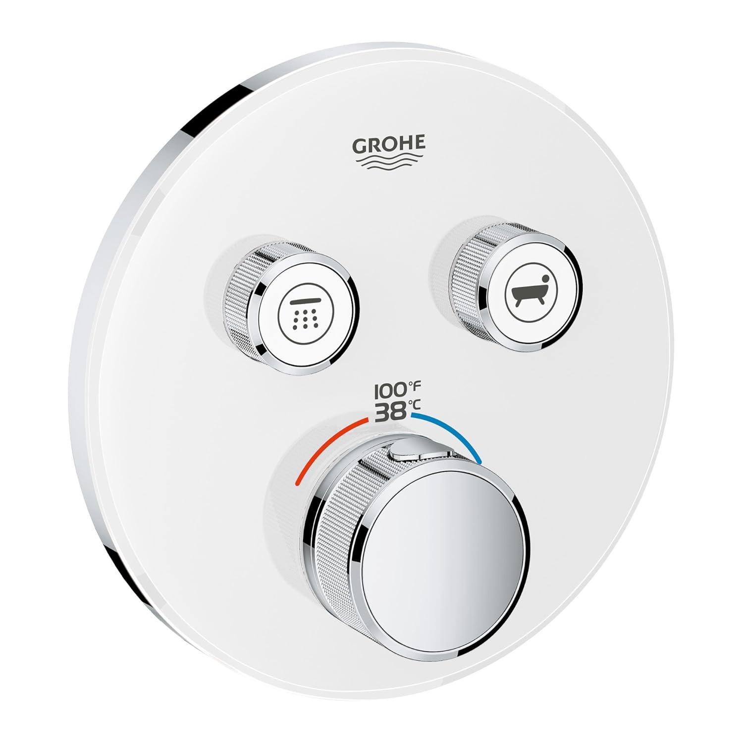 GROHE Grohtherm SmartControl Dual-Function Shower Thermostatic Valve Trim
