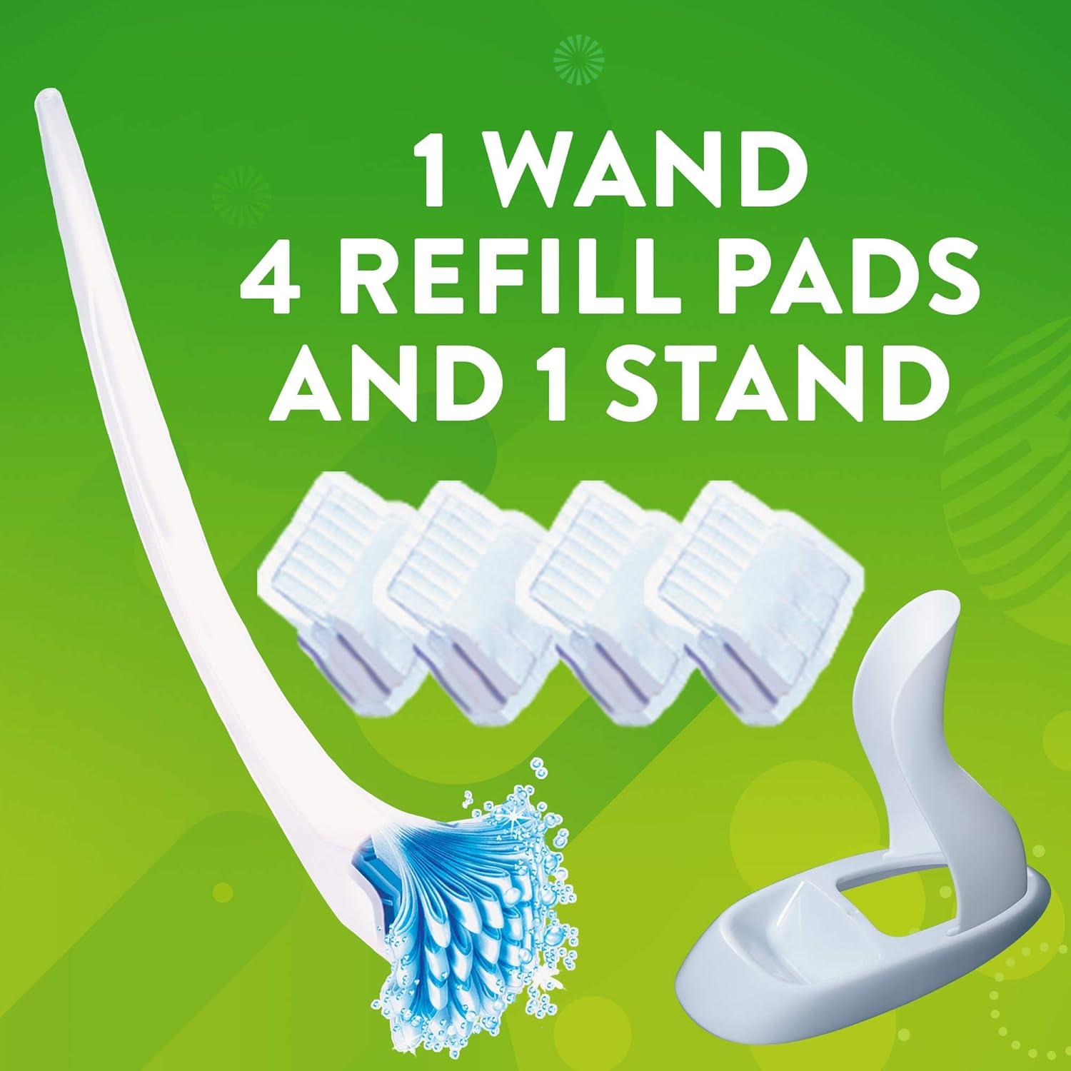 Scrubbing Bubbles Fresh Brush, Starter Kit with Toilet Brush, Stand & 4 Pads, Citrus Scent