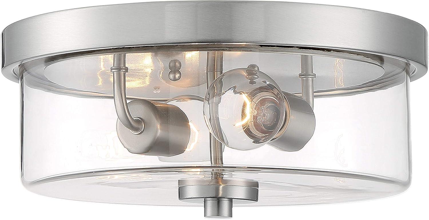 Nuvo Lighting - Sommerset-2 Light Flush Mount in Modern/Contemporary Style-12.88