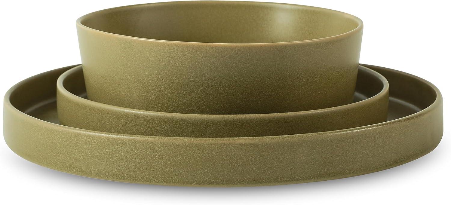 MODAN Stoneware Dinnerware - Set of 24