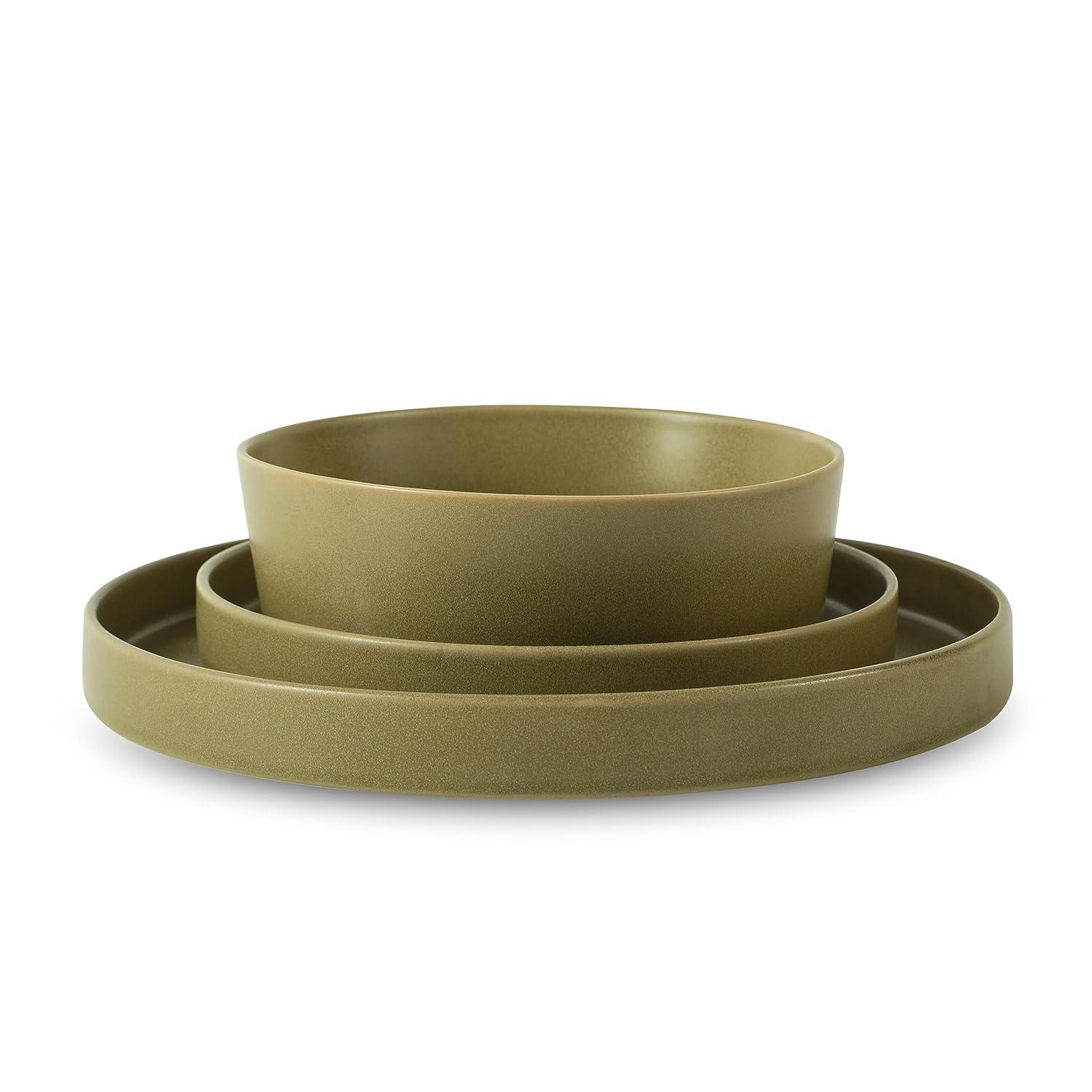 MODAN Stoneware Dinnerware - Set of 24