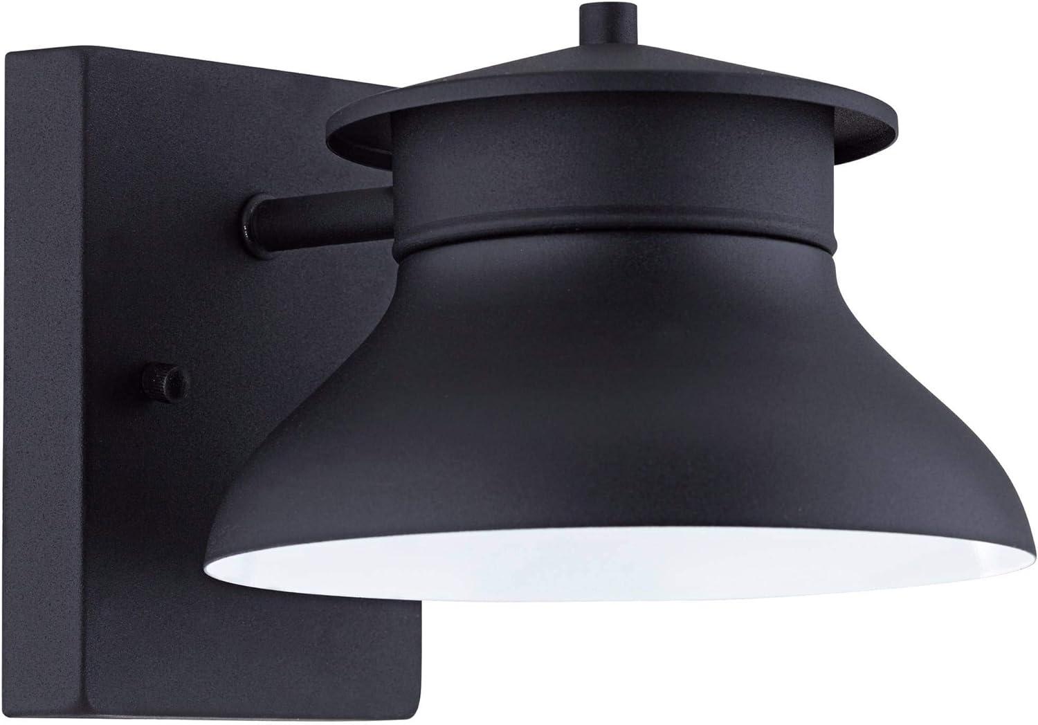 Danbury Black Steel Outdoor Wall Mount Sconce Light