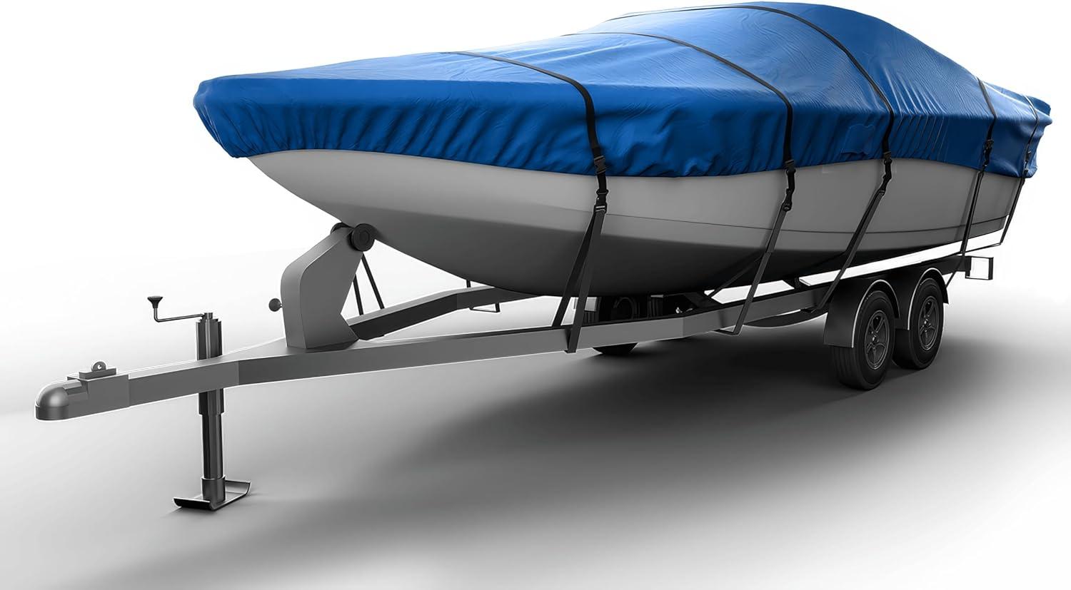 Seal Skin Universal Boat Cover, Waterproof All Weather Protection, Fits 20'-22' L & Up to 106" W (Beam)