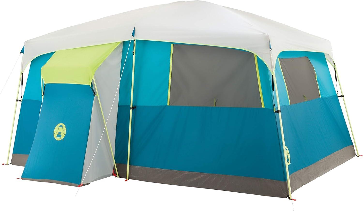 Coleman® 8-Person Tenaya Lake™ Fast Pitch™ Cabin Camping Tent with Closet, Light Blue