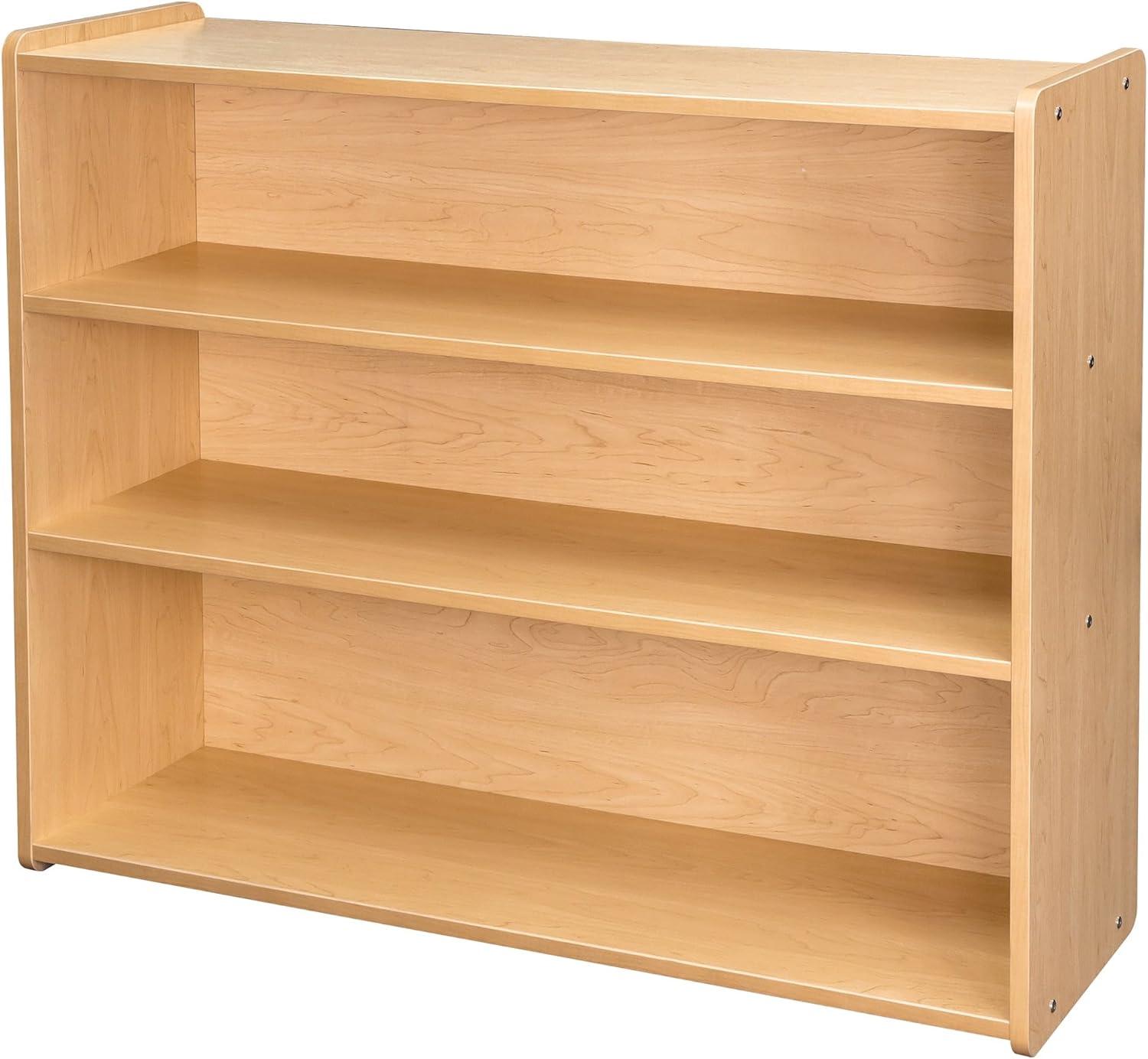 TotMate Tot Mate 3-Shelf Double Sided Classroom Storage Unit 46" W
