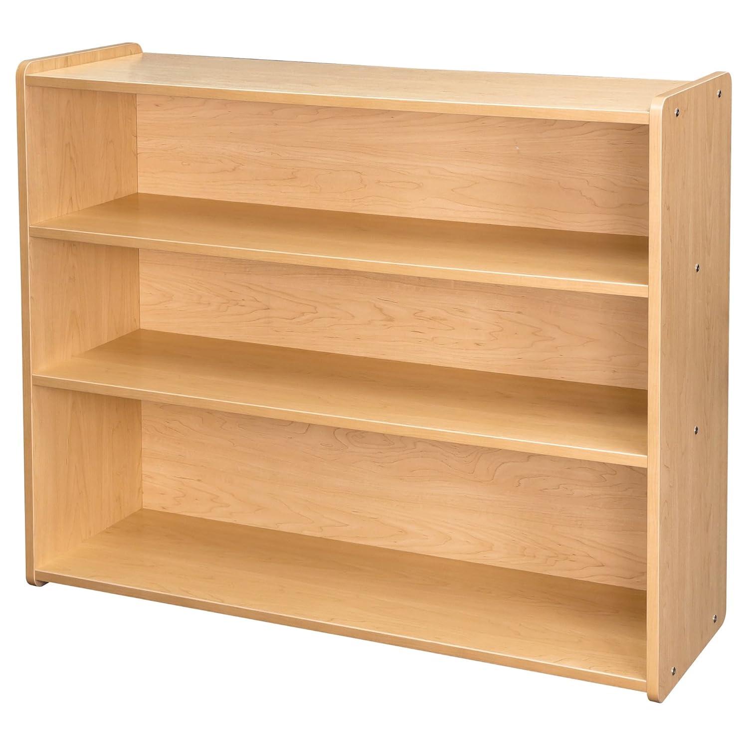TotMate Tot Mate 3-Shelf Double Sided Classroom Storage Unit 46" W