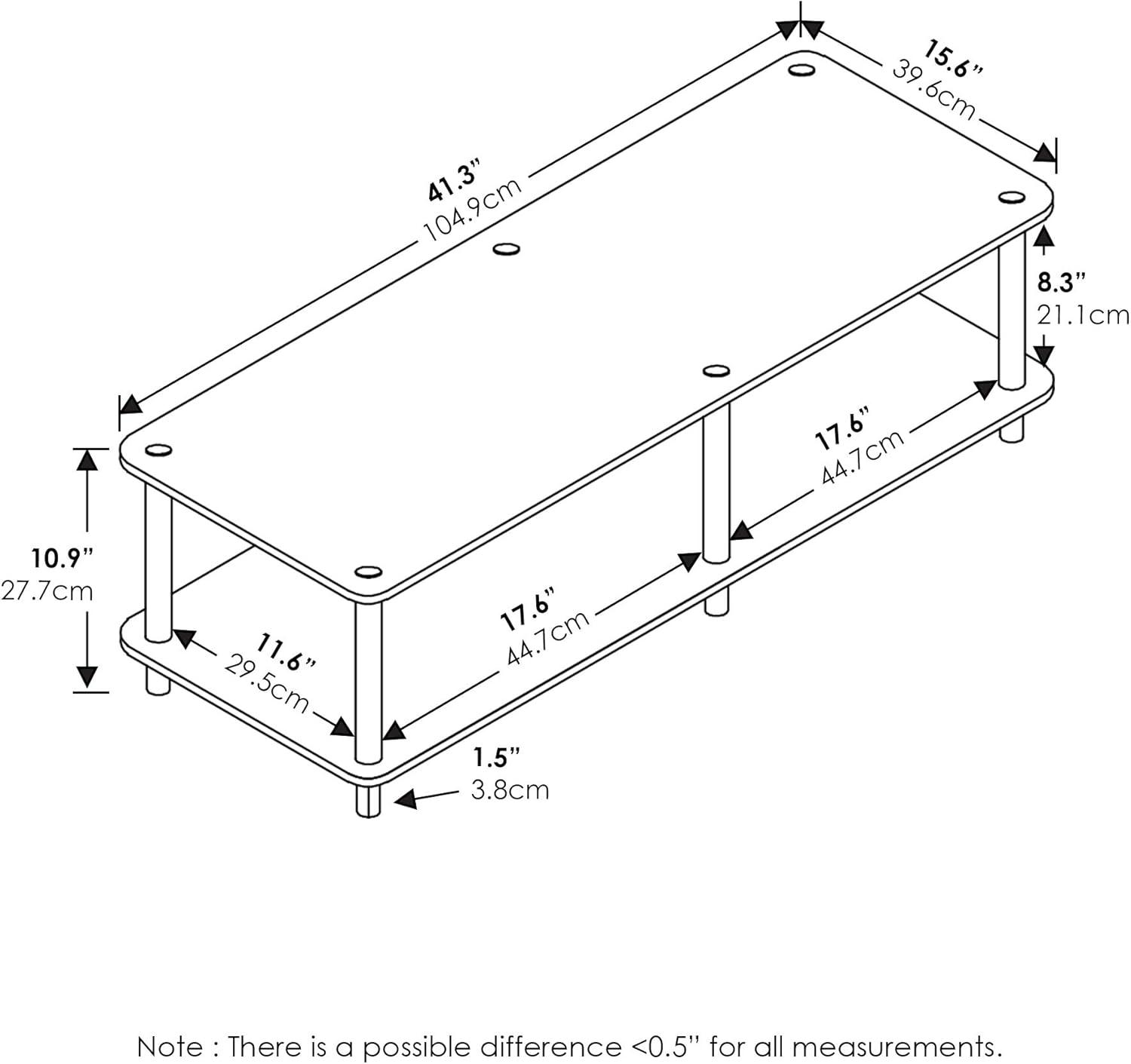 Furinno Just No -Tools Low Rise Wide TV Stand or Play Table