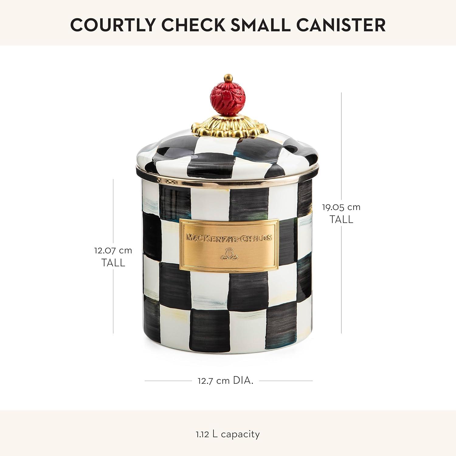 MacKenzie-Childs Courtly Check® Canister
