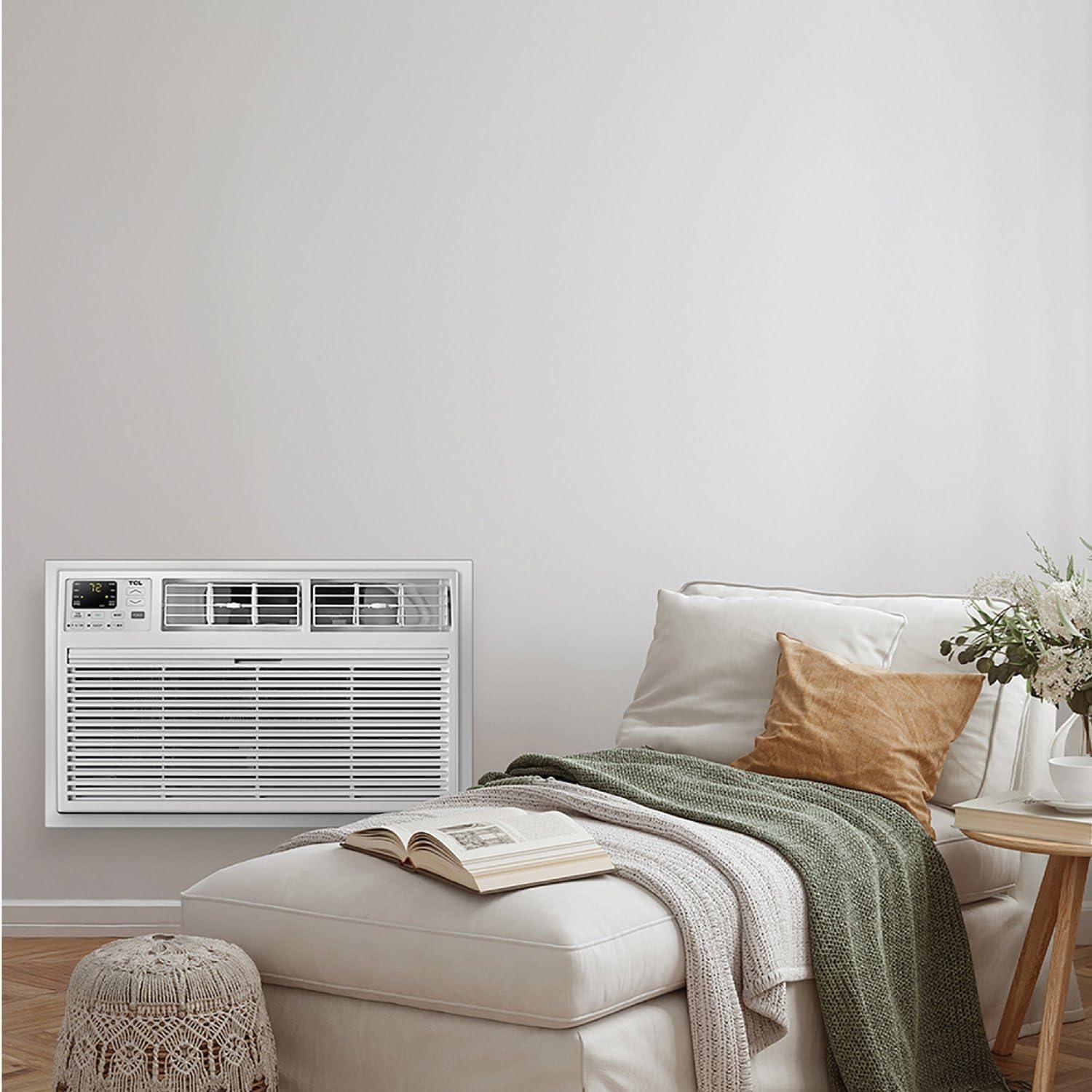TCL TCL 12,000 BTU Smart Through-the-Wall Air Conditioner, AC Heater Unit with Fan & Dehumidifier, 550 Sq. Ft., Remote Control, Works with Alexa/Google Assistant