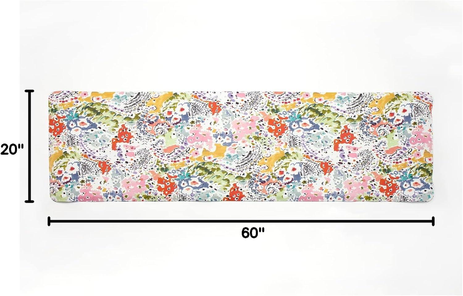 Teddi Floral Water Resistant Anti-Fatigue Non-Skid Kitchen Mat