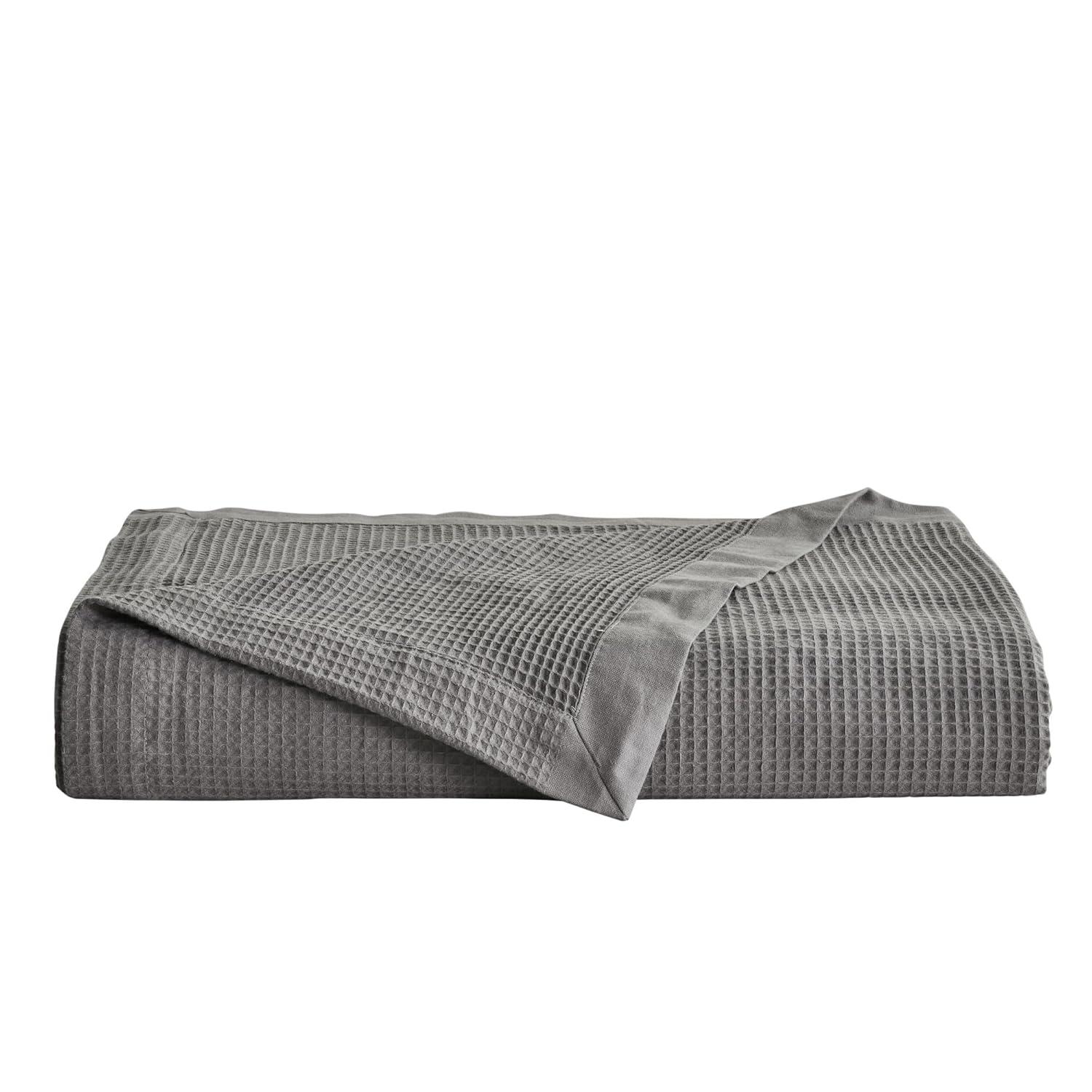 100% Cotton Lightweight Waffle Weave Summer Blanket