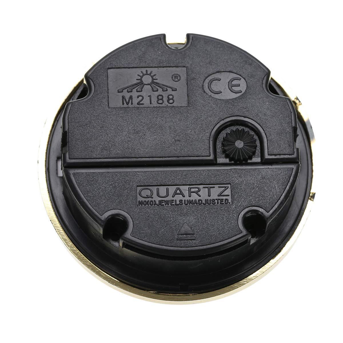 Classic Clock Craft Quartz Movement 2-1/2 (65mm) Round Clocks Head Insert Roman Number