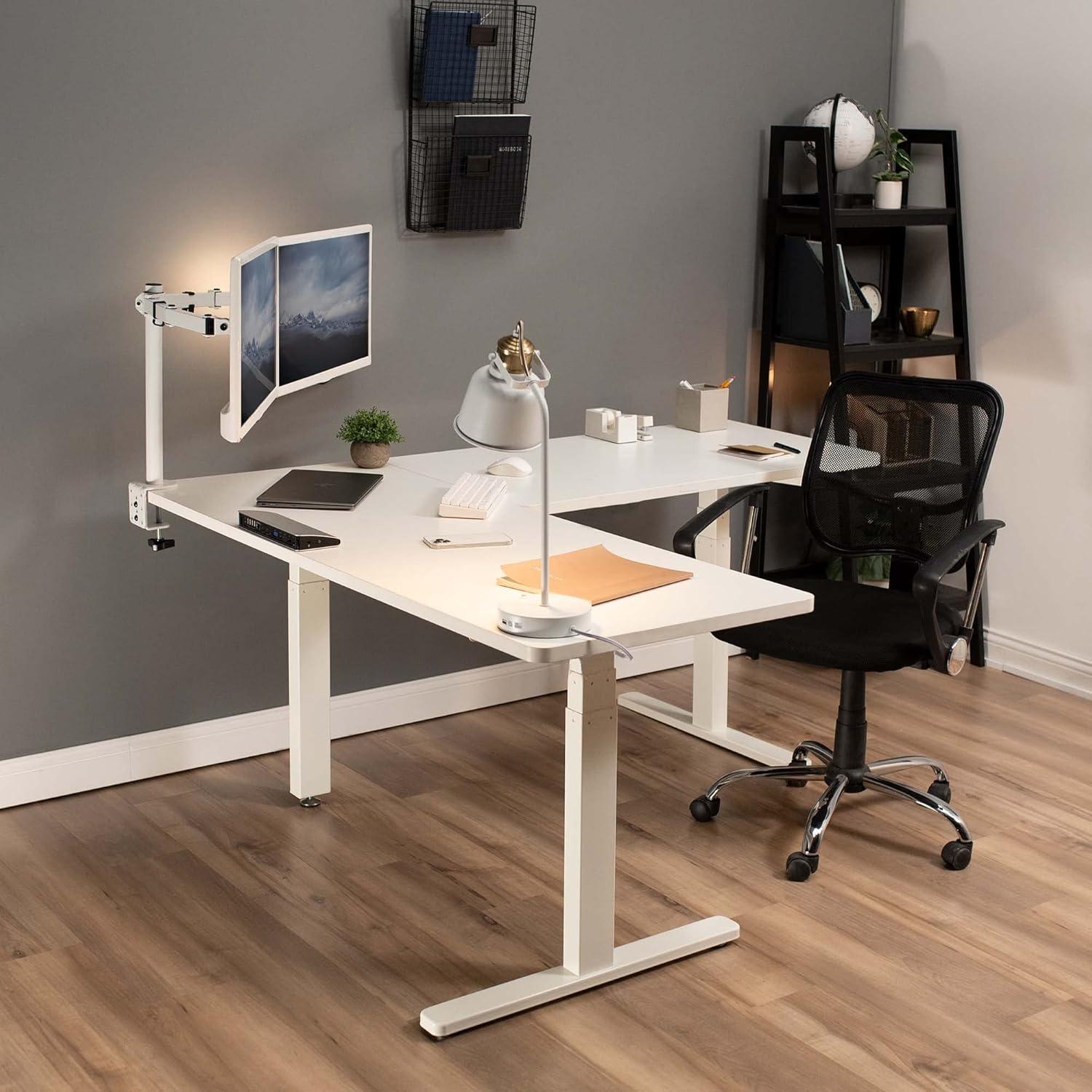 67in x 60in L-Shaped Electric Desk, 3E6B Series