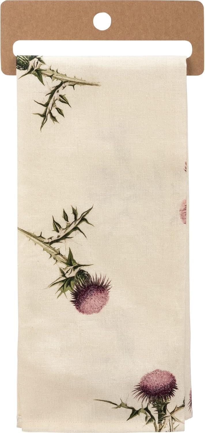Primitives by Kathy 112011 Kitchen Towel Thistle Be A Beautiful Day, 28-inch, Cotton Linen