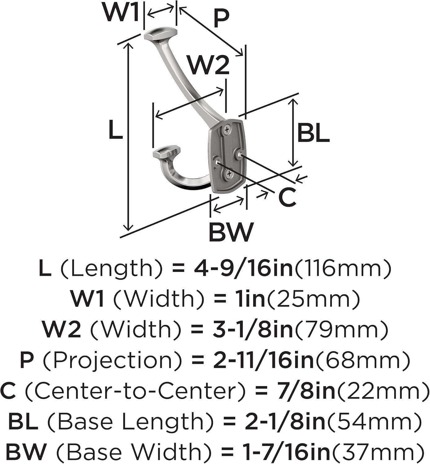 Amerock Vicinity Decorative Wall Hook