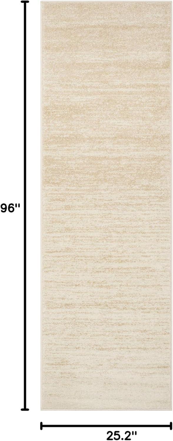 SAFAVIEH Adirondack Esmond Abstract Runner Rug, Champagne/Cream, 2'1" x 6'