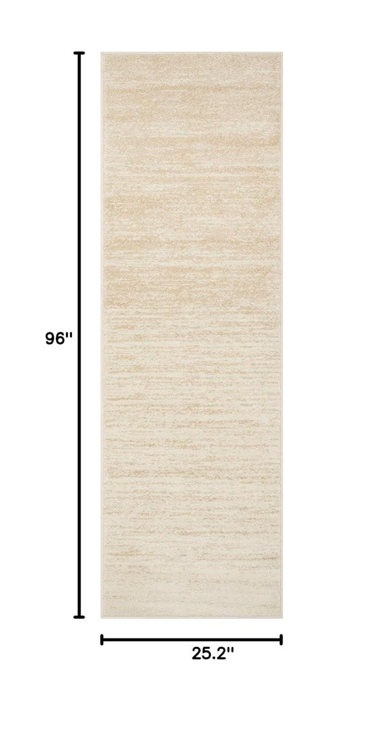 SAFAVIEH Adirondack Esmond Abstract Runner Rug, Champagne/Cream, 2'1" x 6'