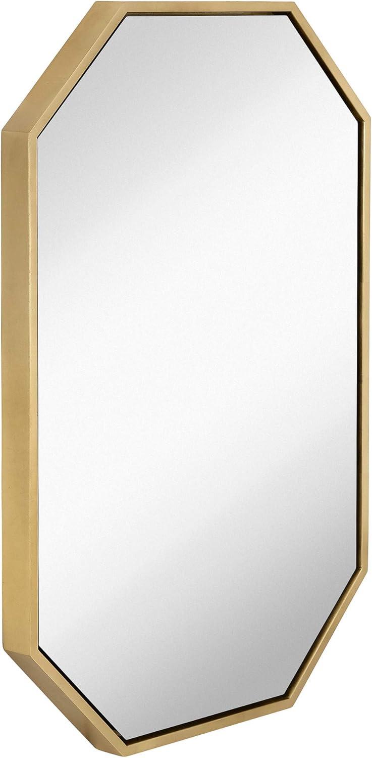 Hamilton Hills 24" x 36" Oval Wenge Framed Wall Mirror