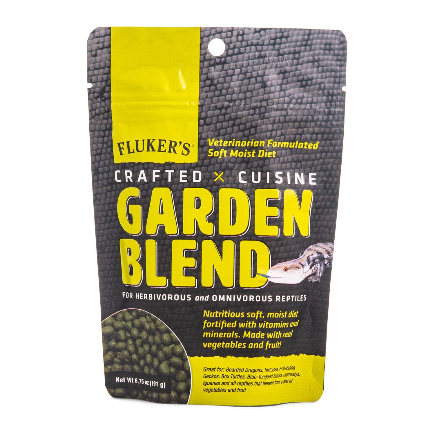 Flukers Crafted Cuisine Garden Blend Reptile Diet [Reptile, Foods Dry] 6.75 oz