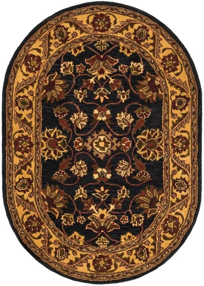SAFAVIEH Golden Jaipur GJ250D Handmade Black / Gold Rug