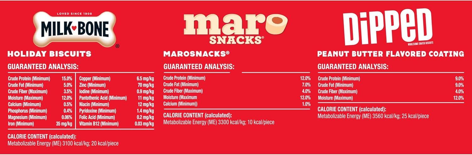 Milk-Bone Limited Edition Holiday Dog Treats 12 Day Advent Calendar, 2.85 Ounce